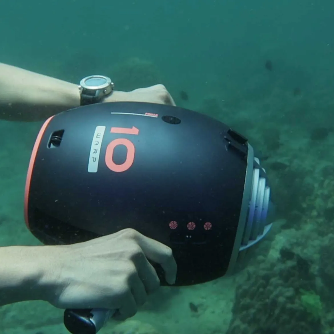 Acqua Scooter WARP 10 Subacqueo Seascooter a Batteria Portatile per Immersioni