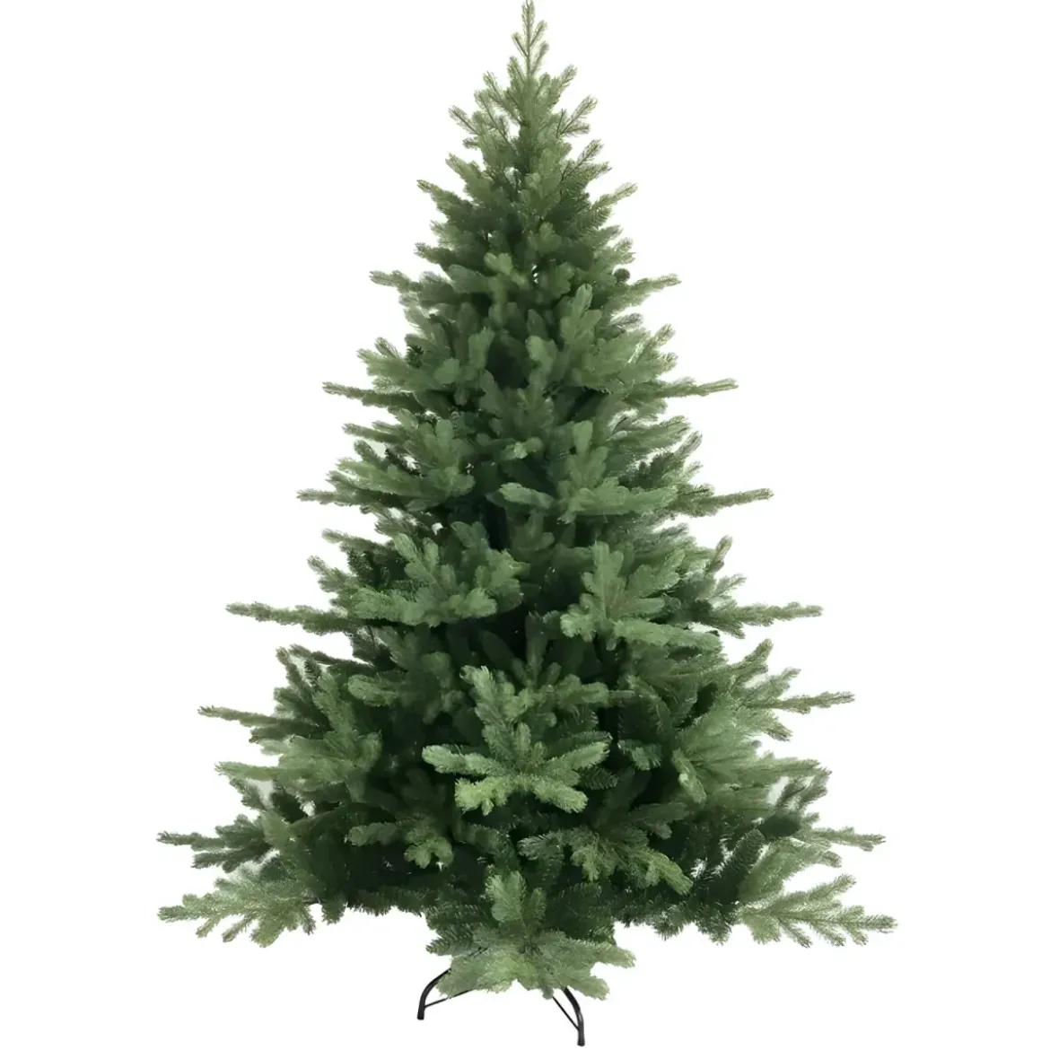 Albero di Natale Artificiale Altezza 180 cm Rami Realistici in PVC