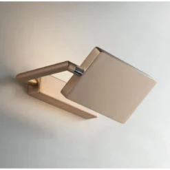 Applique Oro da Interno Regolabile a LED Lampada Orientabile a Muro Intec