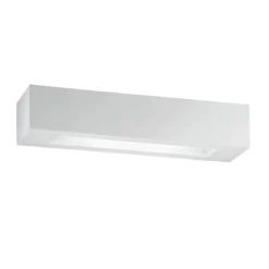 Applique Rettangolare Lampada a Muro Verniciabile Luce da Parete Intec