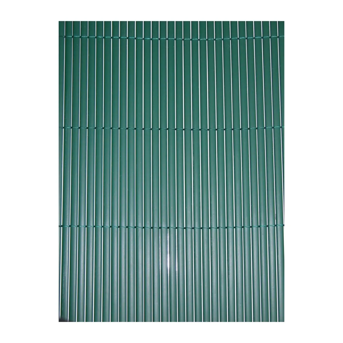 2 Arella Doppia in Bamboo PVC Recinzione 3x1.5 Ombreggiante Verde Beige Plastica