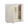 Armadio 2 Ante con Cassetto 80 Bianco Mobile Multiuso Ingresso Mobiletto Bagno