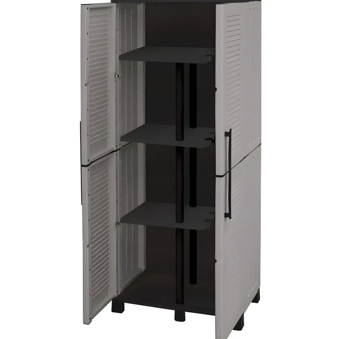 Armadio da Esterno Portascope 68x37x169 cm Ripiani Regolabili