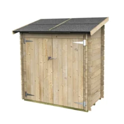 Armadio in Legno Pavimento Casetta Ripostiglio Attrezzi Giardino Esterno Balcone