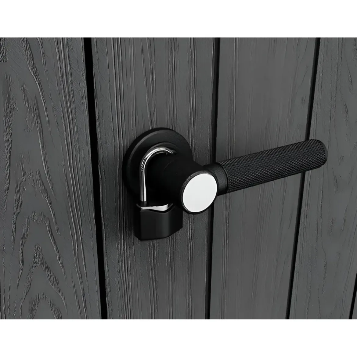 Armadio Porta Attrezzi Keter in Resina da Giardino 1400 L Evotech Grigio