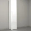 Armadio Scarpiera Anta Battente 45x35x191 cm Bianco Laccato Salvaspazio
