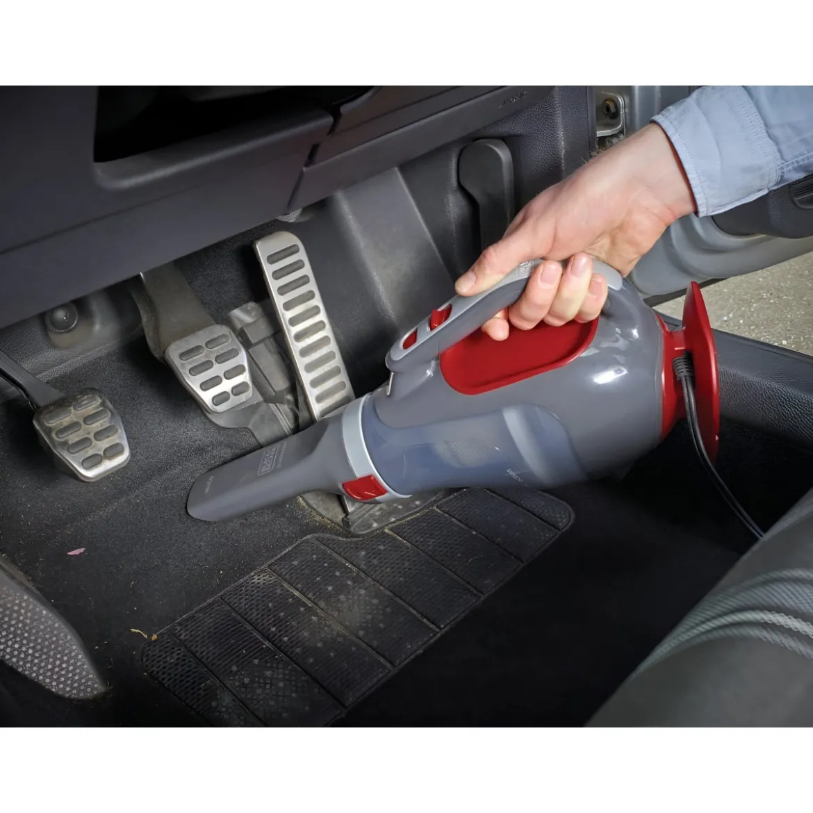 Aspirapolvere Portatile Black+Decker per Auto 12V Cavo 5m Ciclonico