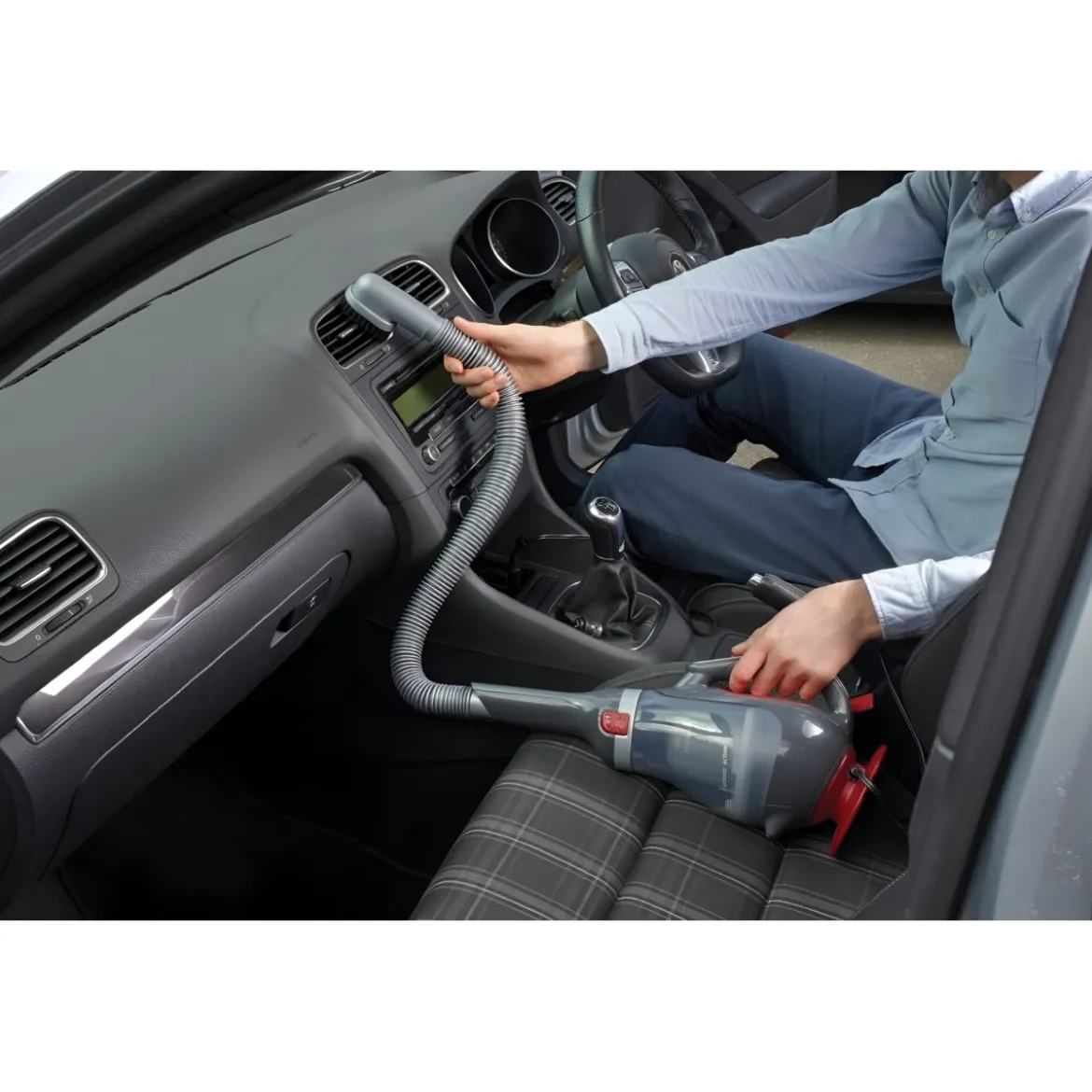 Aspirapolvere Portatile Black+Decker per Auto 12V Cavo 5m Ciclonico