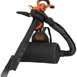 Aspiratore e Soffiatore Black&Decker con Sacco per Foglie e Rastrello