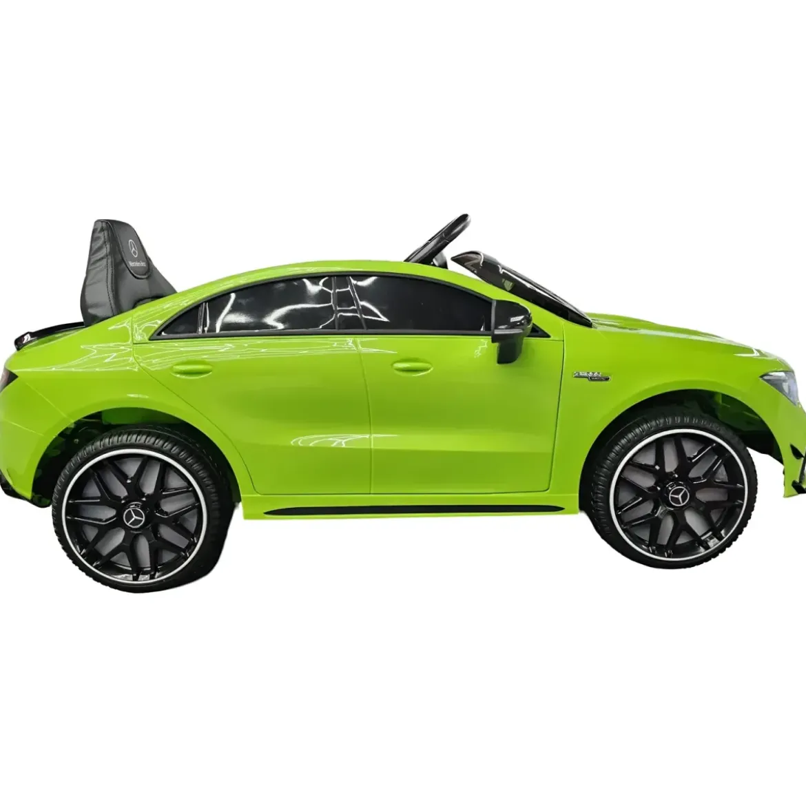 Auto Elettrica Bambini Mercedes CLA 12V Verde con Telecomando e LED