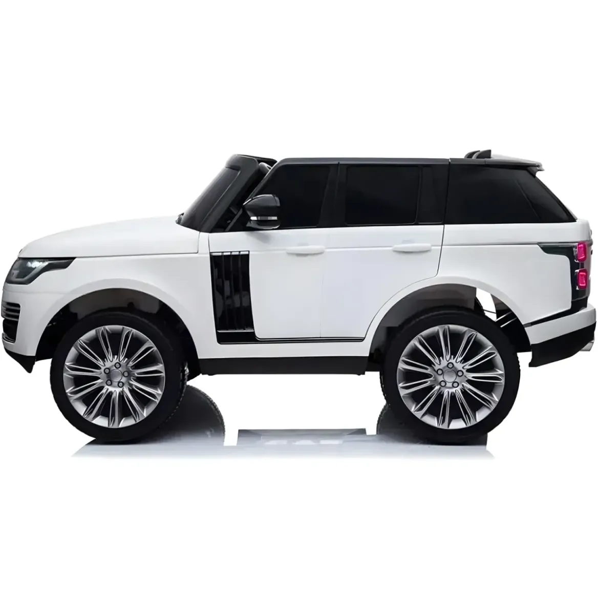 Auto Elettrica Bambini 12V Range Rover Bianco Telecomando Sospensioni