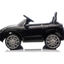 Auto Elettrica per Bambini Porsche Cayenne 12V Nero con Telecomando