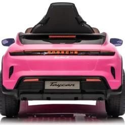 Auto Elettrica per Bambini Porsche Taycan 12V Rosa Telecomando