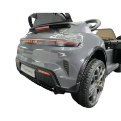 Auto Elettrica per Bambini Porsche Taycan 12V Grigio Telecomando