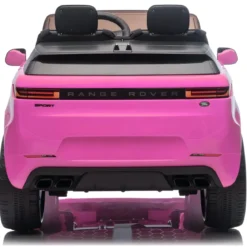Auto Elettrica per Bambini Range Rover 24V 2 Posti Rosa Telecomando