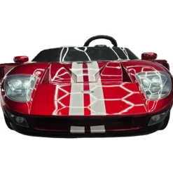 Auto Elettrica per Bambini 24V Ford GT 2 Posti Rosso Metallizzato