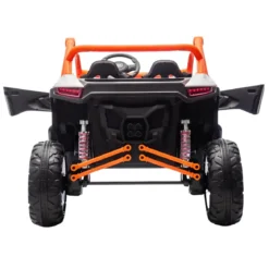 Auto Elettrica 24V per Bambini Due Posti Bianco Fuoristrada UTV