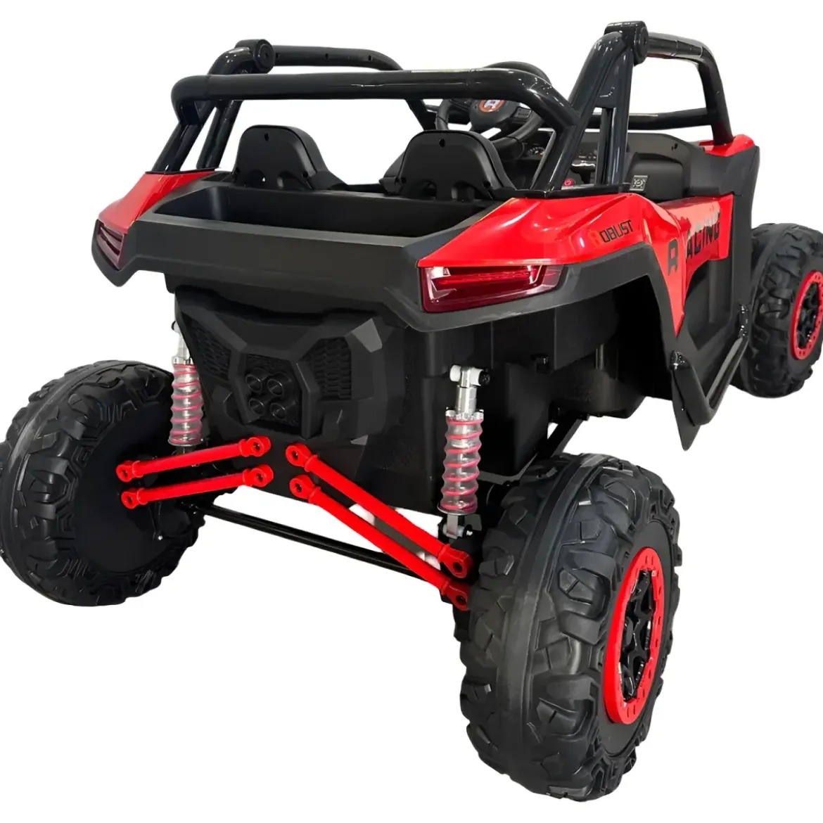Auto Elettrica 24V per Bambini Due Posti Rosso Fuoristrada UTV