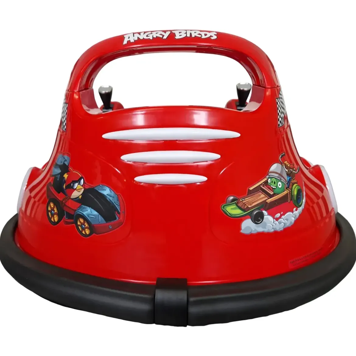 Autoscontro per Bambini Angry Birds 6V Rosso con Joystick e Telecomando