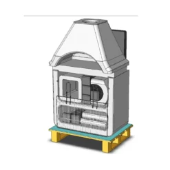 Barbecue a Carbone in Muratura Cemento Pietra Carbonella BBQ da Giardino Esterno