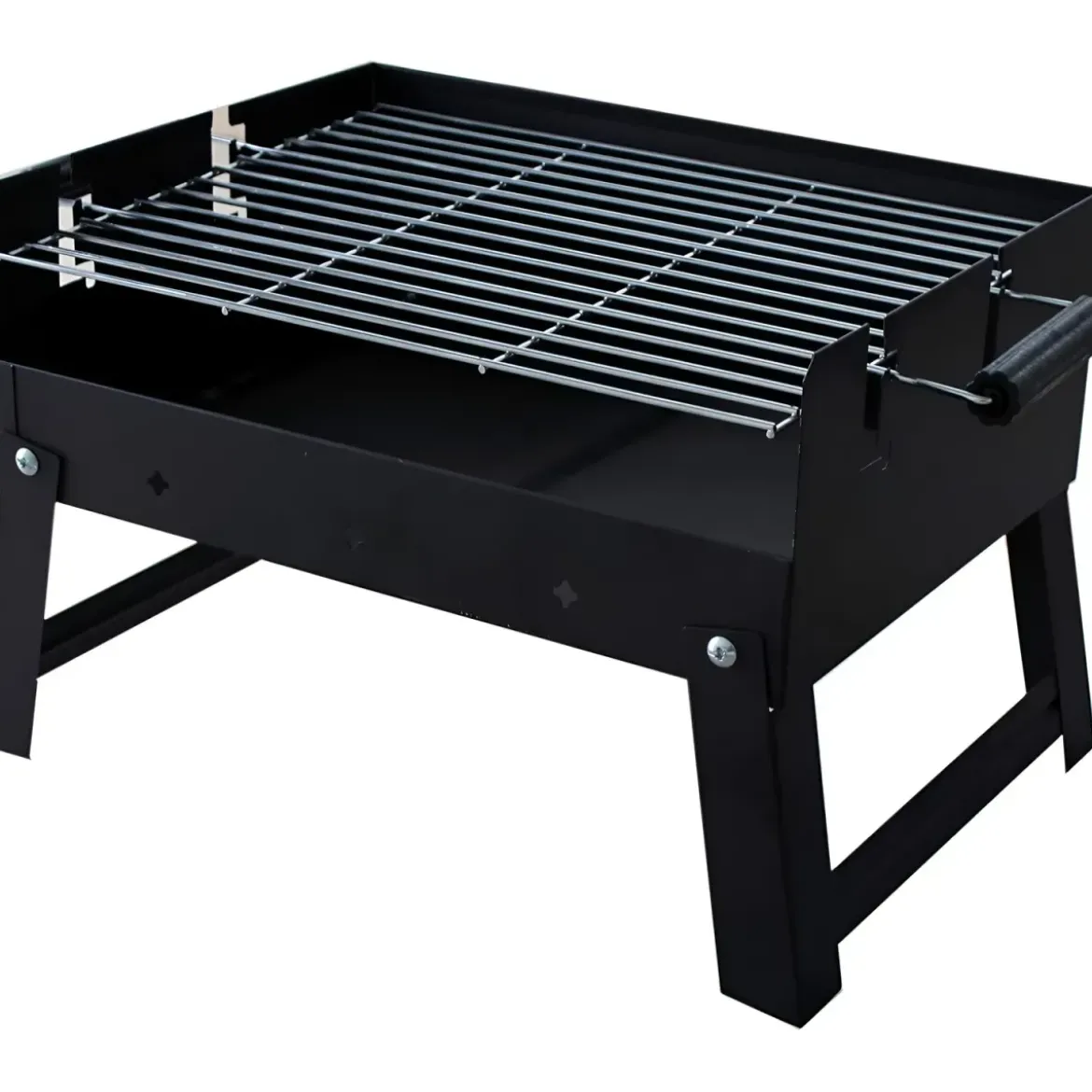 Barbecue a Carbonella BBQ Pieghevole Portatile da Giardino Campeggio