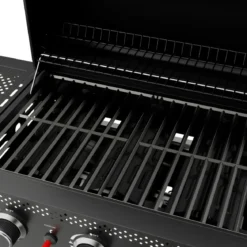 Barbecue a Gas 3 Bruciatori 7,5kW Griglia in Ghisa 55x34cm Giardino
