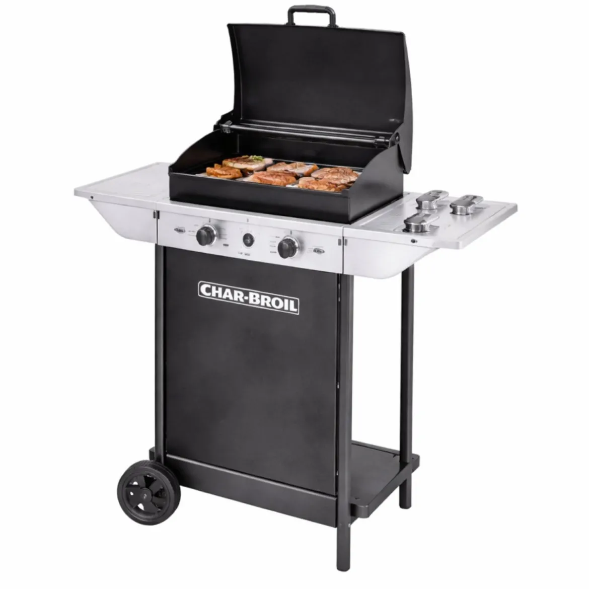 Barbecue a Gas Struttura in Acciaio con Pietra lavica da esterno