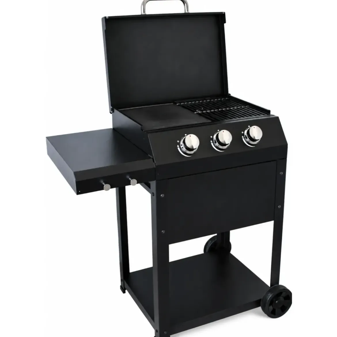 Barbecue da Esterno a Gas 3 Bruciatori 8,5 kW in Acciaio Inox
