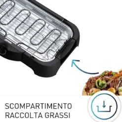 Barbecue Elettrico da Tavolo Zephit 2000 W Termostato Regolabile