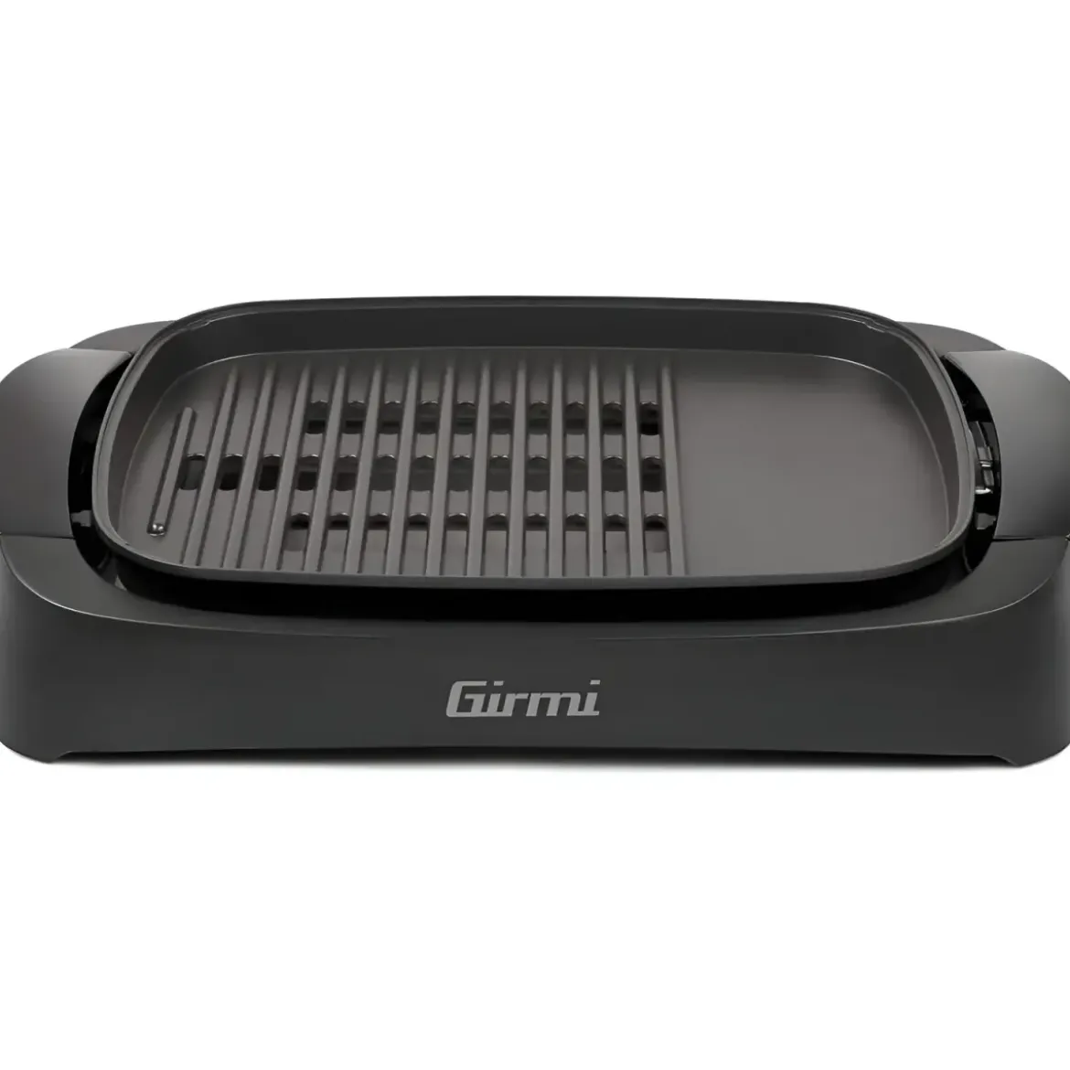 Barbecue Elettrico Girmi da Tavolo 2200W Antiaderente Coperchio Vetro