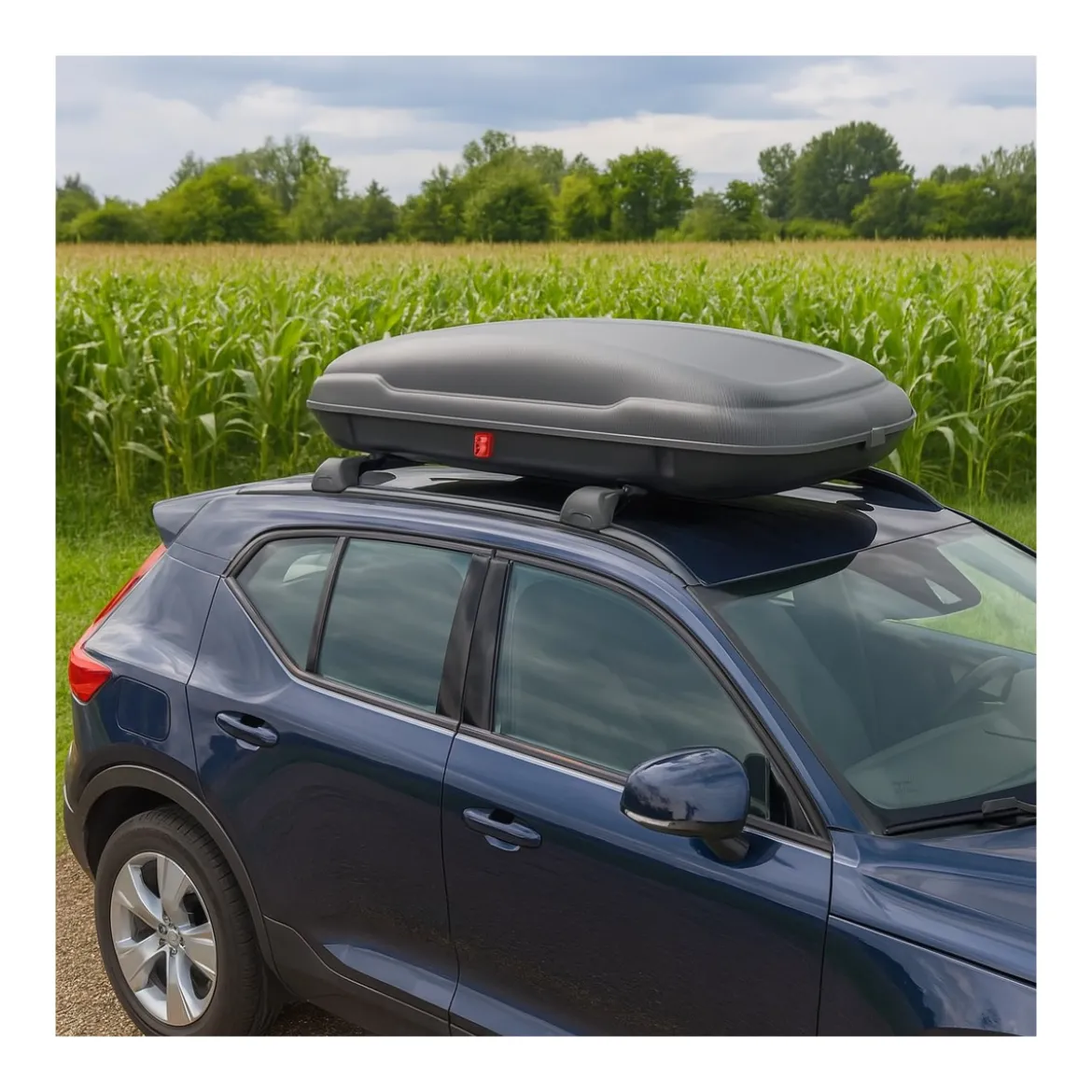 Baule da Tetto Universale per Auto Compatte per Viaggi