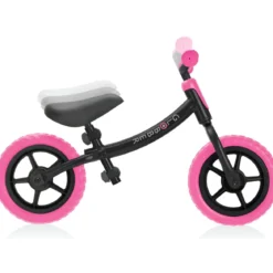 Bicicletta per Bambini 2-5 anni Rosa Neon Regolabile per Equilibrio