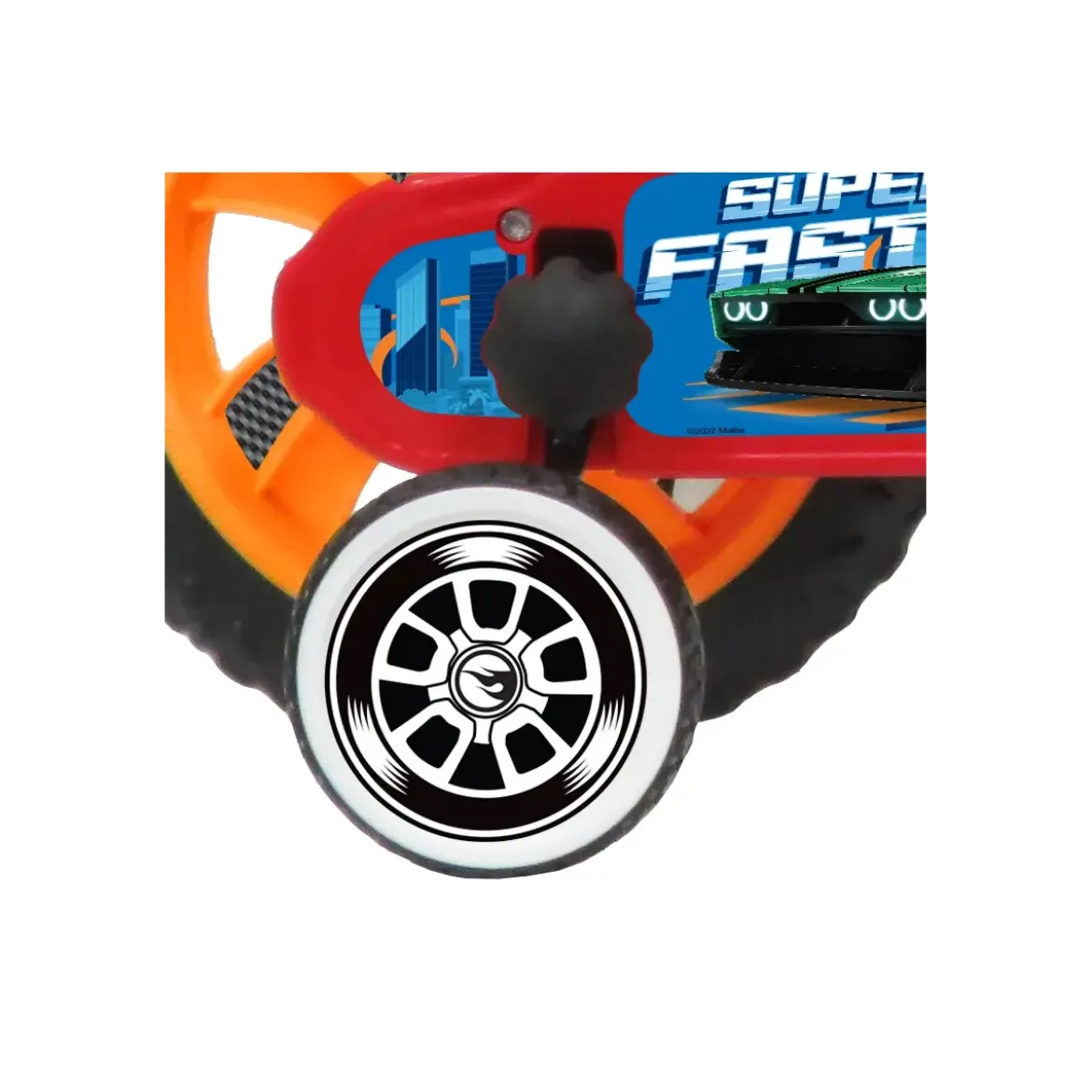 Bicicletta per Bambini 12" Hot Wheels Blu Rotelle Removibili Acciaio