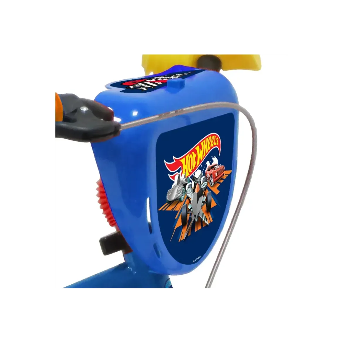 Bicicletta per Bambini 12" Hot Wheels Blu Rotelle Removibili Acciaio