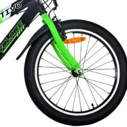 Bicicletta per Bambini 20" Sportiva Verde Sportiva 7 Marce Cavalletto