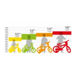 Bicicletta 10 Pollici Sam il Pompiere 2 3 4 anni Pedali Bici con Rotelle Bimbo
