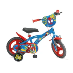 Bicicletta 12 Pollici Spiderman da Bambino Rotelle Bici Mountain Bike per Bimbo
