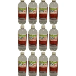 12 Bottiglie 1L Bioetanolo Liquido per Camini Stufe Ecologico Inodore
