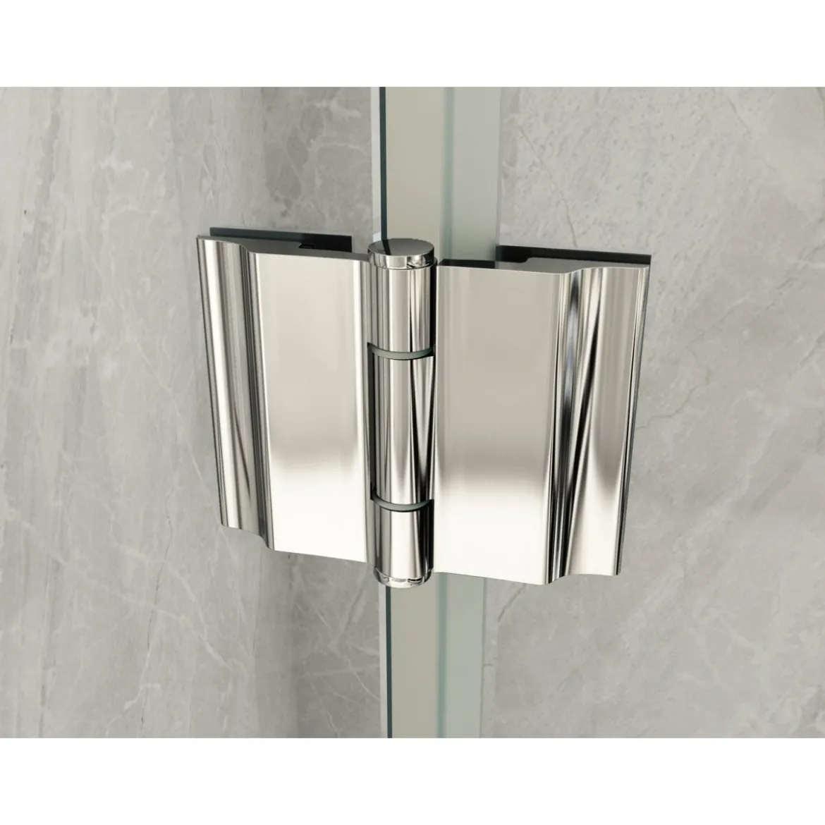Box Cabina Doccia Anta Battente 80 90 100 120 140 Fissa Angolare 8mm Cristallo