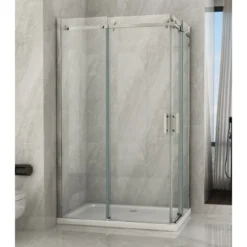 Box Doccia Angolare 8 mm 2 Lati Porte Scorrevole 70 x 80 90 100 120 in Cristallo