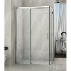 Box Doccia Angolare 8 mm Porta Scorrevole 70 80 90 100 120 140 Lati in Cristallo