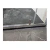 Box Doccia Anta Fissa Battente 2 Lati Angolare Parete Vetro 6mm Cristallo Opaco