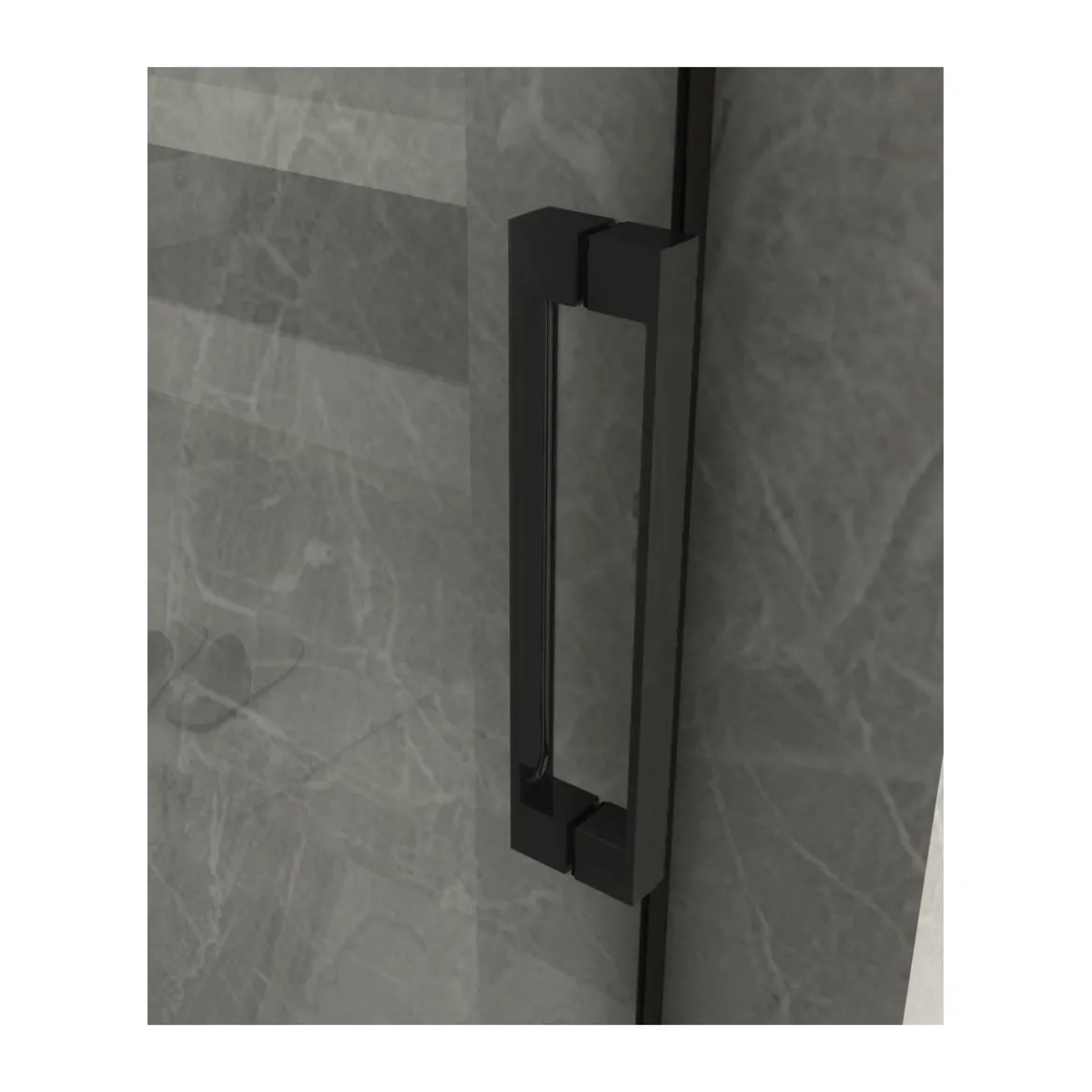 Box Doccia 120 cm 8 mm Nicchia 1 Anta Scorrevole in Cristallo