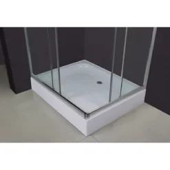 Box Doccia Cristallo 4mm Angolare Ante Scorrevoli Quadrato Rettangolare