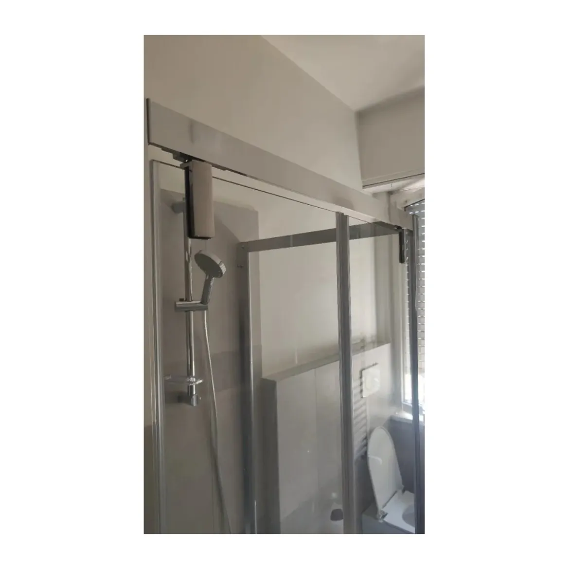 Box Doccia 3 Lati 6 mm Anta Battente Saloon 60 70 80 90 100 110 120 130 140 cm