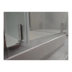 Box Doccia Nicchia 2 Ante Opaco Vetro 6 mm Battente Saloon Parete in Cristallo