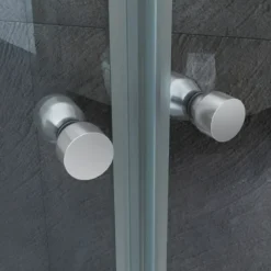 Box Doccia Tondo 80x80 90x90 8 mm 2 ante Battente Semi Circolare Vetro Cristallo