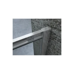 Box Doccia tre 3 Lati 6 mm 2 Ante fisse 1 Porta Scorrevole Cristallo Trasparente
