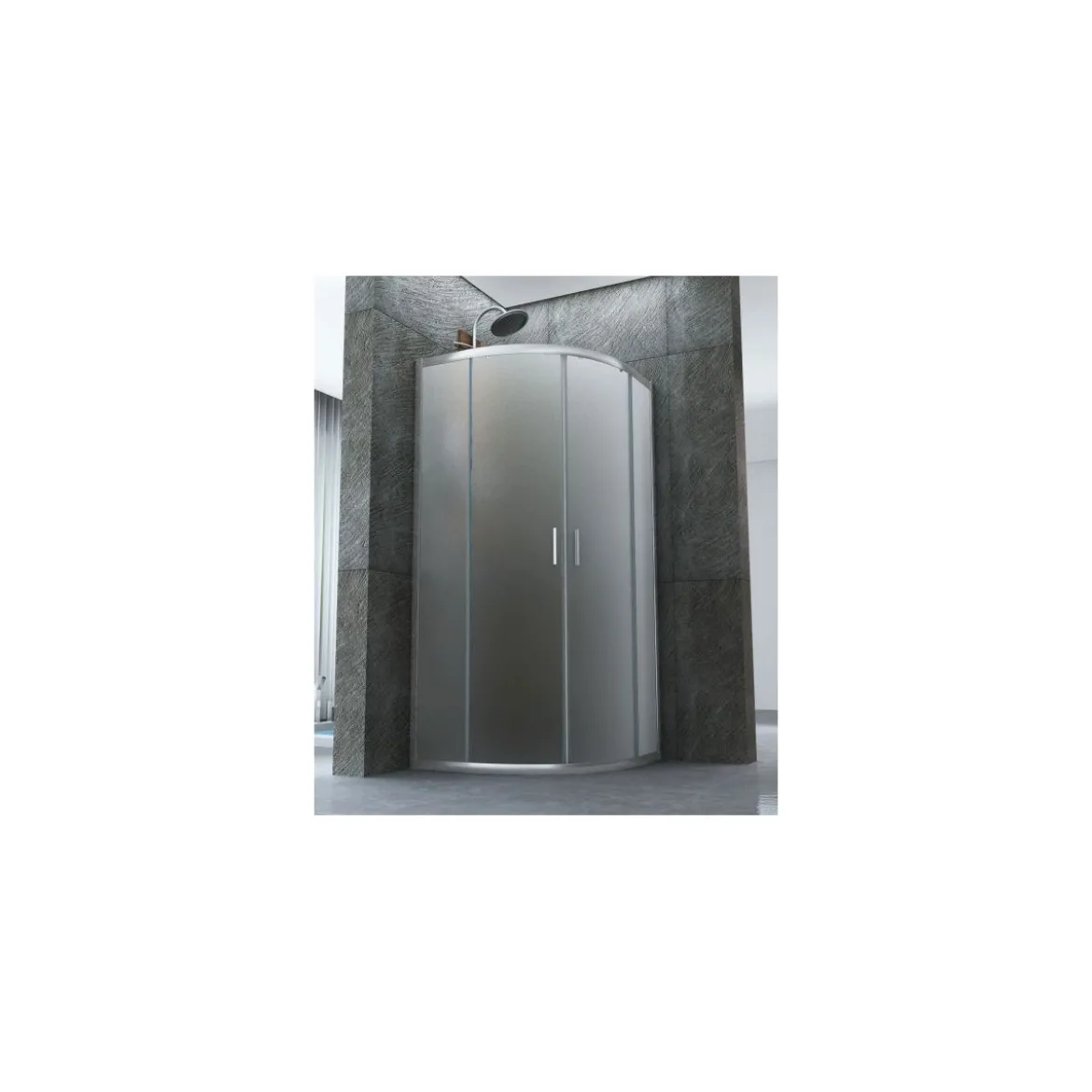 Box Doccia 70x90 Vetro Opaco 80x80 90x90 Semicircolare 6mm Scorrevole 190