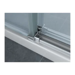 Box Doccia 80x80 90x90 8 mm 2 Ante Scorrevole Tondo Circolare in Vetro Cristallo